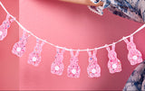 Confetti Bunny Acrylic Garland