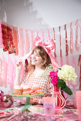 PERFECTLY PINK JUMBO BOW HEADBAND