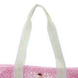 PINK TILE VINYL TOTE