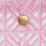 PINK TILE VINYL TOTE