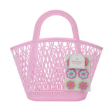 Petal Party Silicone Basket & Floral Charms Set