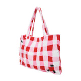 Picnic Perfect Gingham 2-in-1 Towel Tote Bag