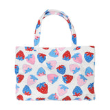 Red, White & Berry 2-in-1Towel Tote Bag