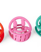 Smiley Hair Claw Clips
