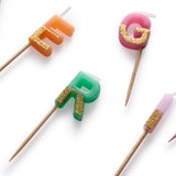 Big Birthday Energy Glitter Birthday Candles Set