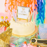Glitter Wishes Rainbow Birthday Candle Set