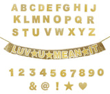 Customize Me Gold Fringe Party Garland