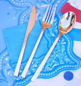 Gold Utensil Set (30 ct)