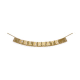Customize Me Gold Fringe Party Garland