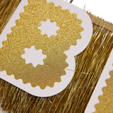 Customize Me Gold Fringe Party Garland