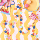 Rainbow Confetti Garland