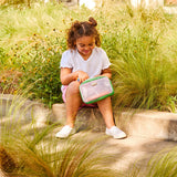 JELLY COLOR BLOCK PENCIL CASE