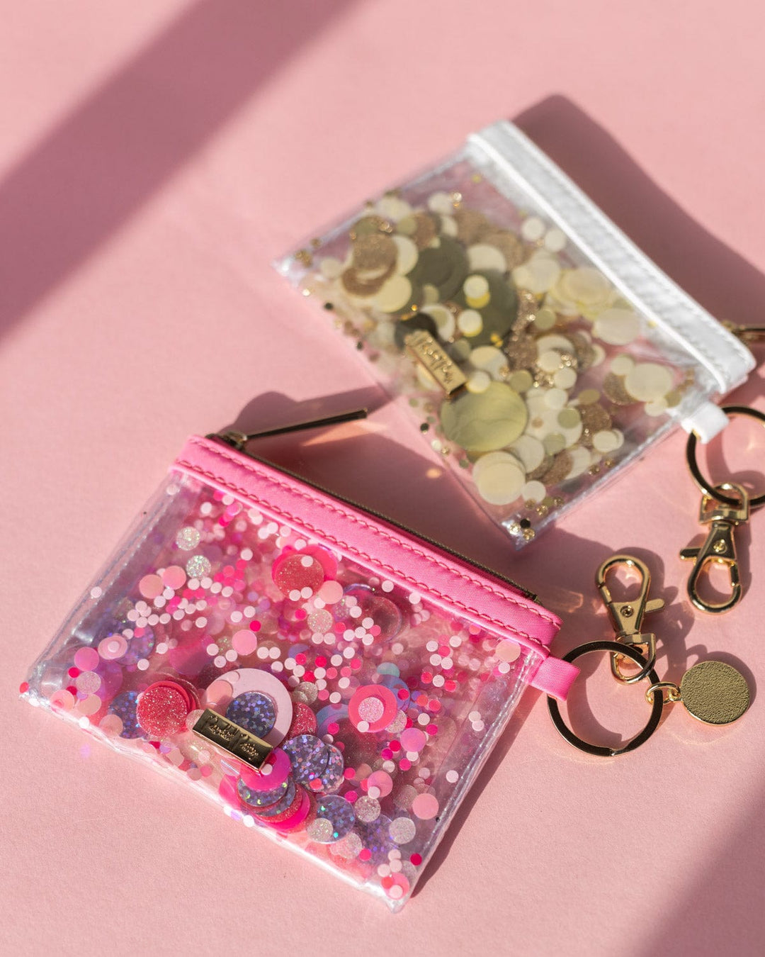 Good As Gold Confetti Mini Wallet Keychain