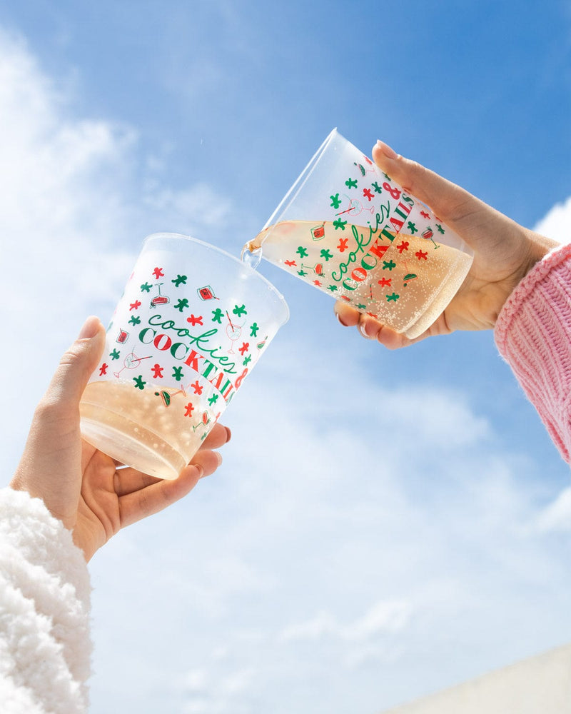Cookies & Cocktails Shatterproof Cup Set