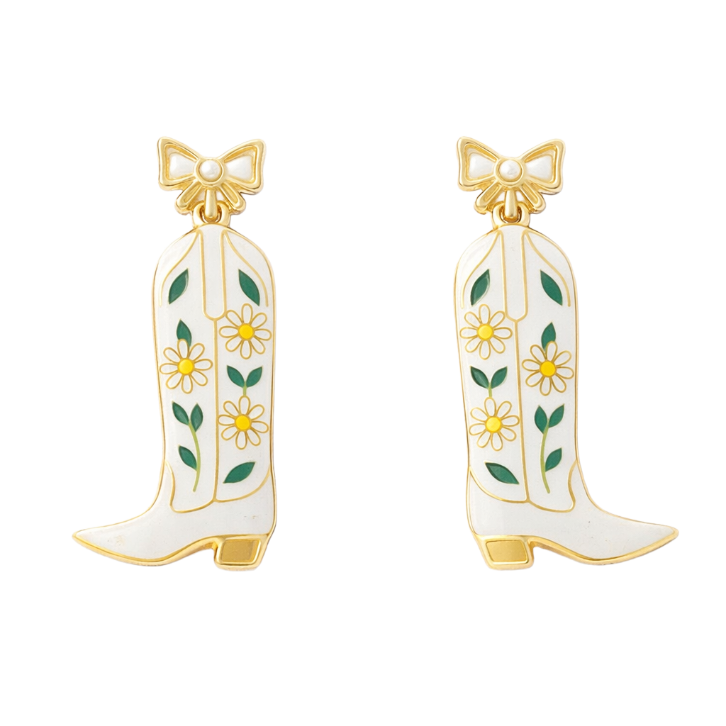Howdy Darling Boot Earrings