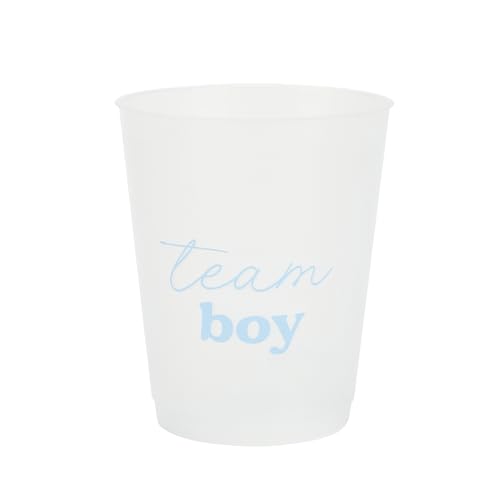 Packed Party Team Boy 8-Pack Cup Stack Color Changing Reusable Cups