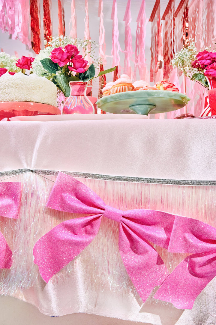 Glitter Bows &amp; Fringe Reusable Party Garland