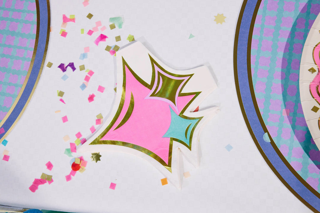 Just Sparkle Diecut Dessert Napkins (20 ct)