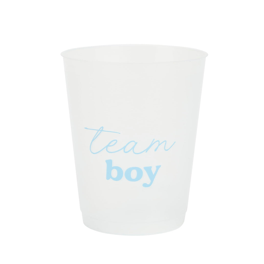 Packed Party Team Boy 8-Pack Cup Stack Color Changing Reusable Cups