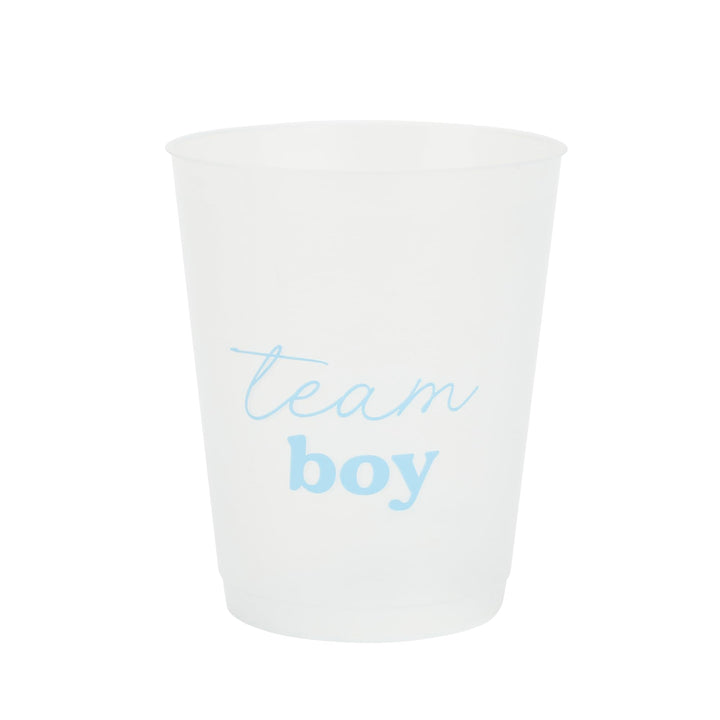 Packed Party Team Boy 8-Pack Cup Stack Color Changing Reusable Cups