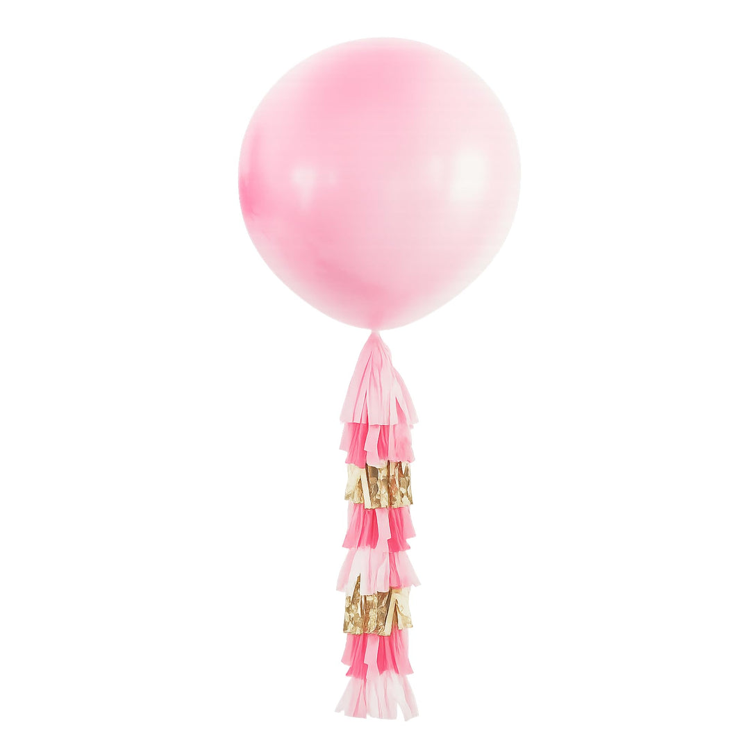 Packed Party Pink Tassel Jumbo 34" Balloon