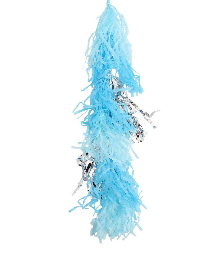 Packed Party Blue Tassel Jumbo 34" Balloon