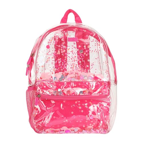 Packed Party Pink Party Clear Backpack; Women&