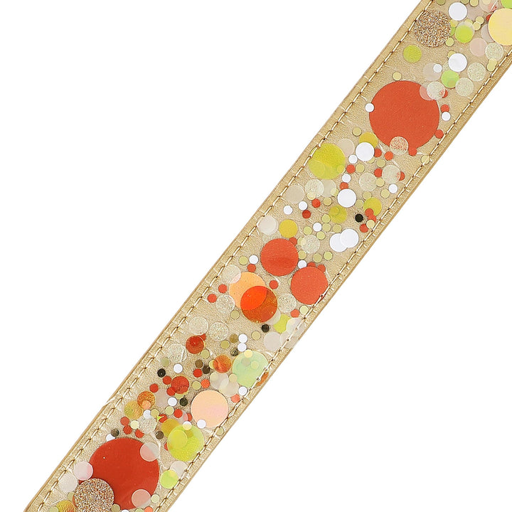 Packed Party Strap For Clear Cooper Crossbody Bag (Orange Burst)