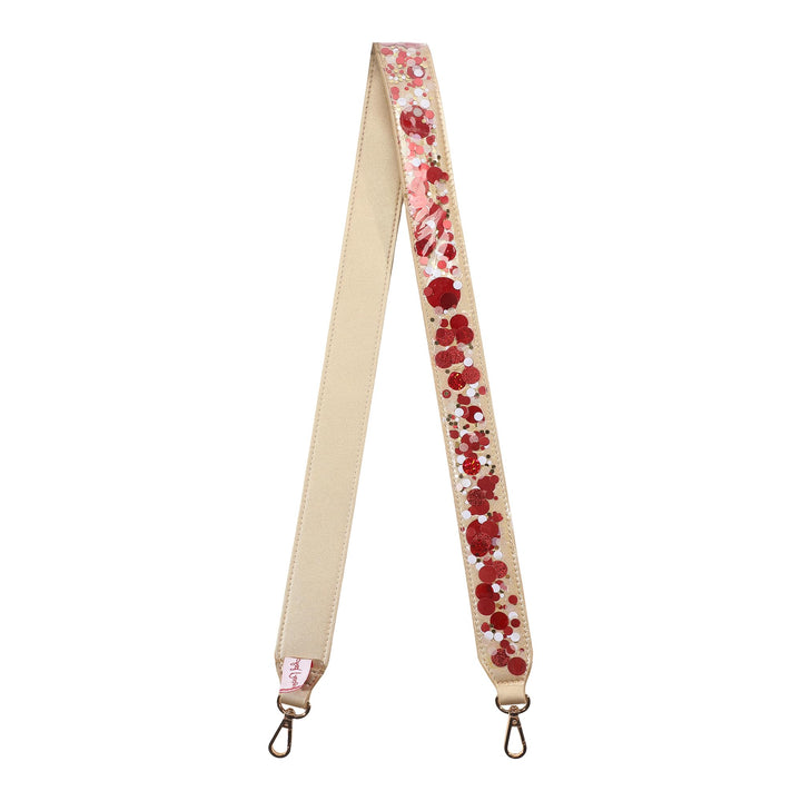 Packed Party Strap For Clear Cooper Crossbody Bag (Rally Red)