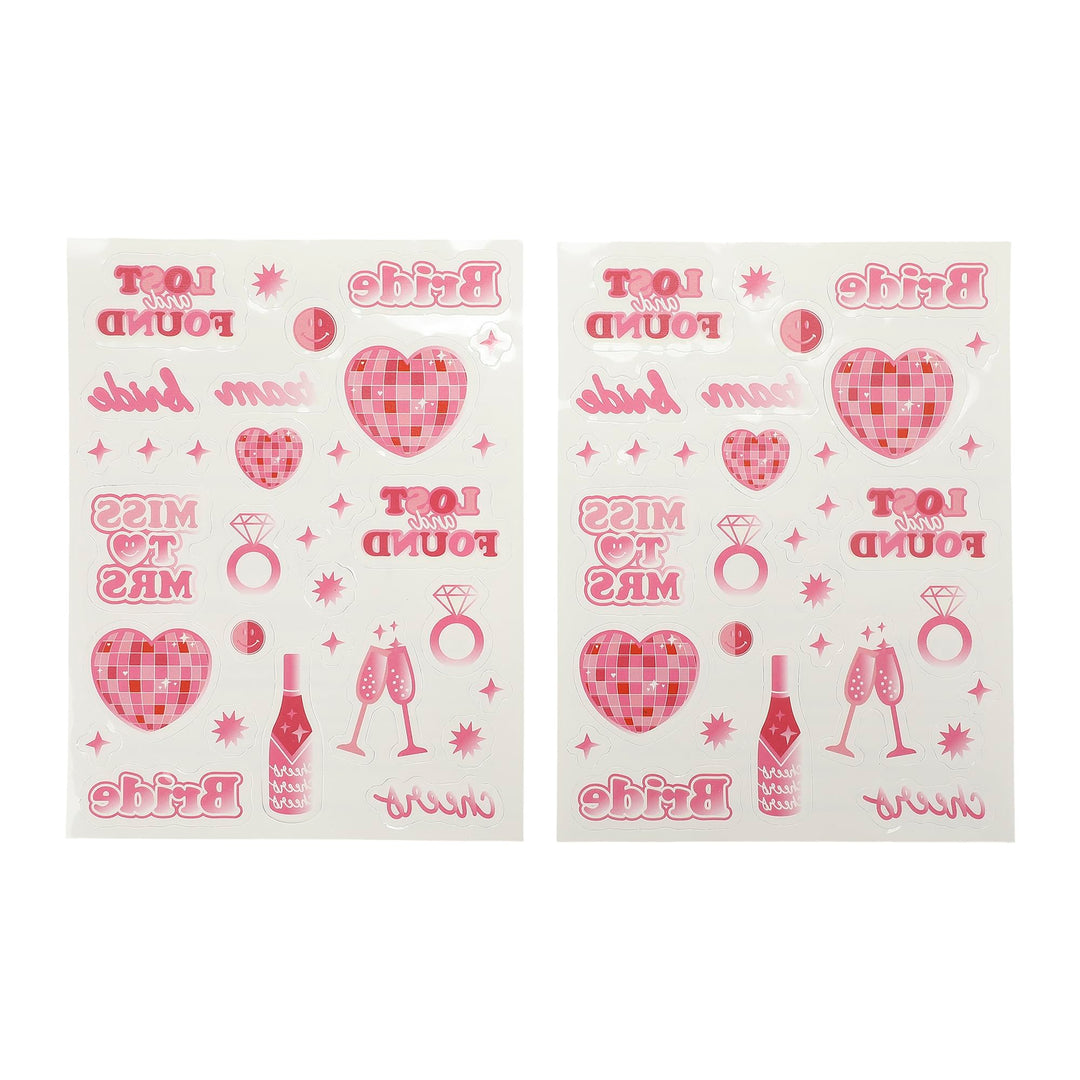 Packed Party Lost And Found Novelty Bridal Temporary Tattoos