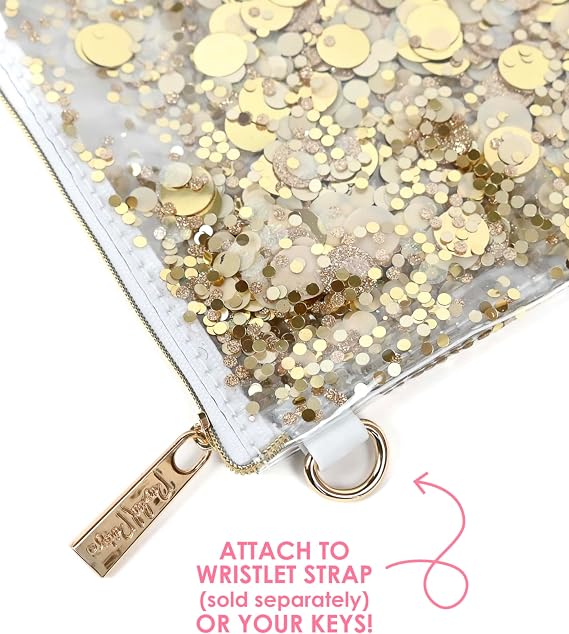 Good As Gold Confetti Everything Pouch