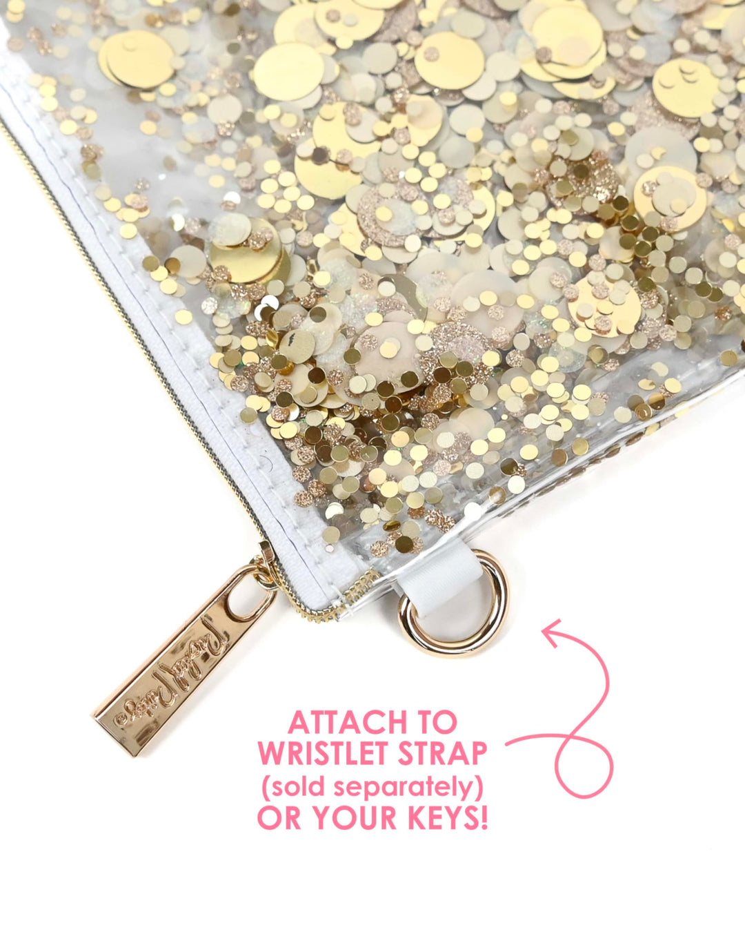 Good As Gold Confetti Everything Pouch
