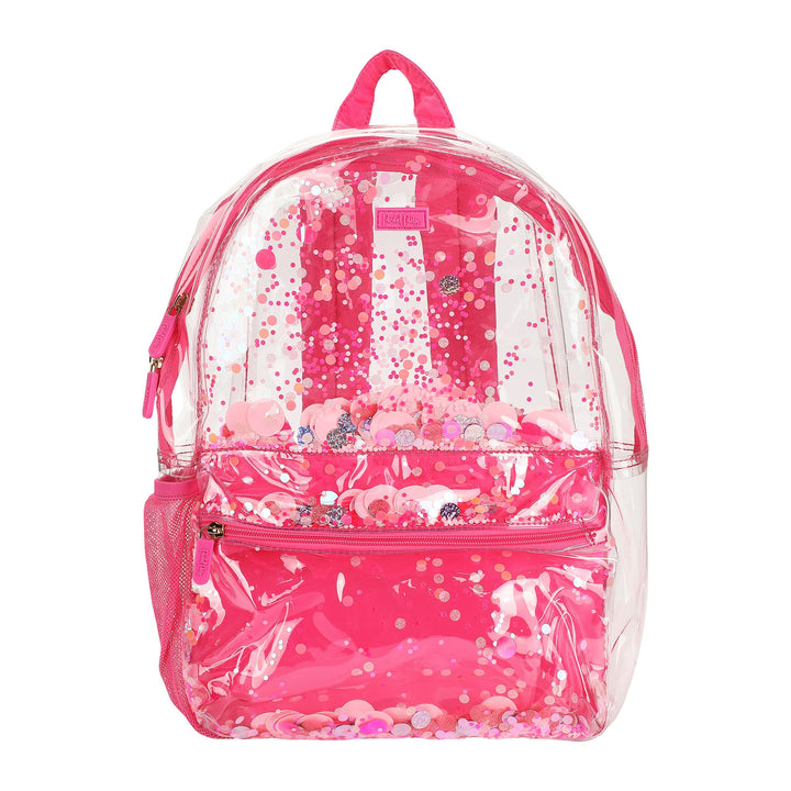 Packed Party Pink Party Clear Backpack; Women&