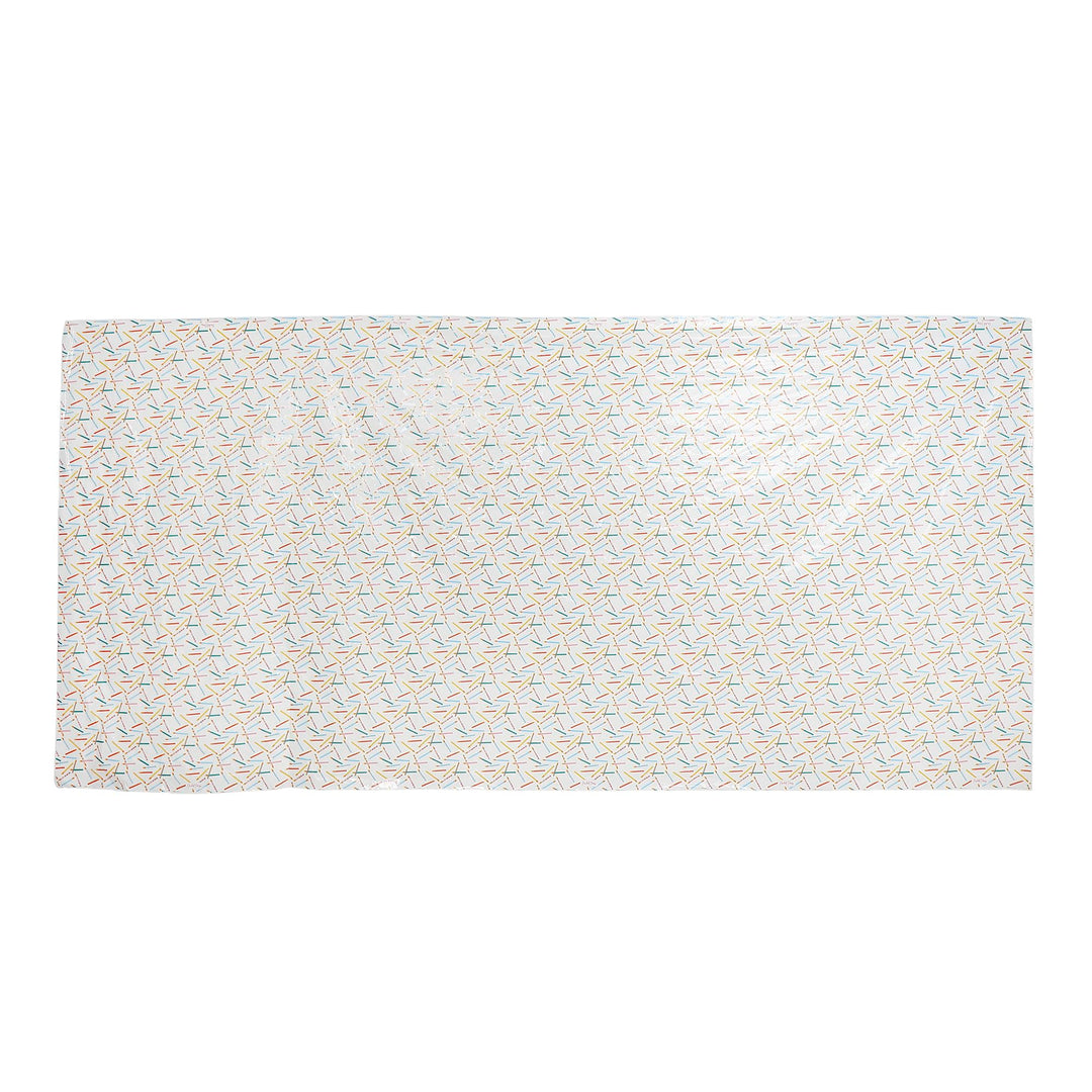 Packed Party Multicolor Birthday Candles 54" X 108" Reusable Table Cover