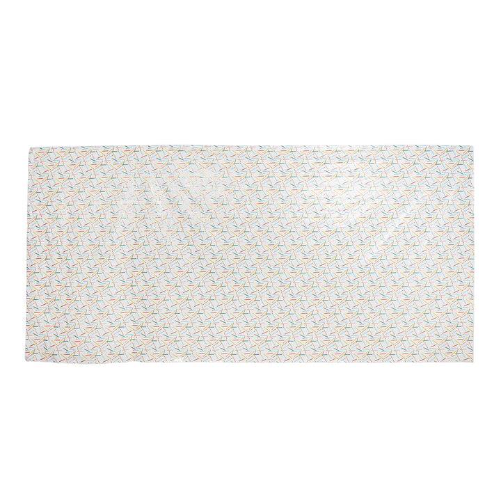 Packed Party Multicolor Birthday Candles 54" X 108" Reusable Table Cover