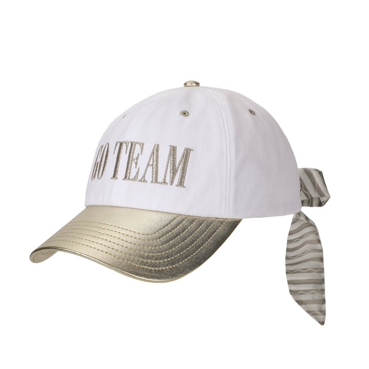 GO TEAM GOLD- BETTER WITH A BOW HAT