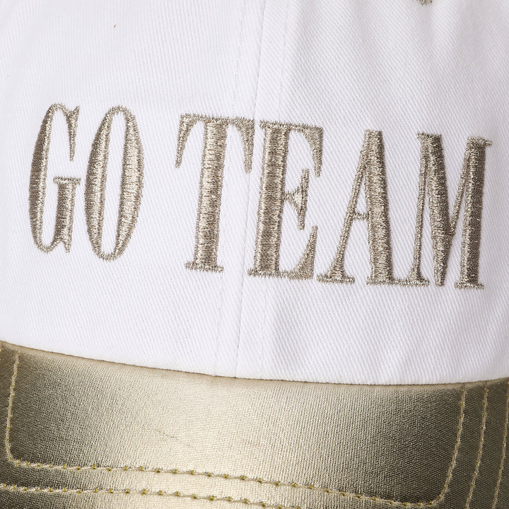 GO TEAM GOLD- BETTER WITH A BOW HAT