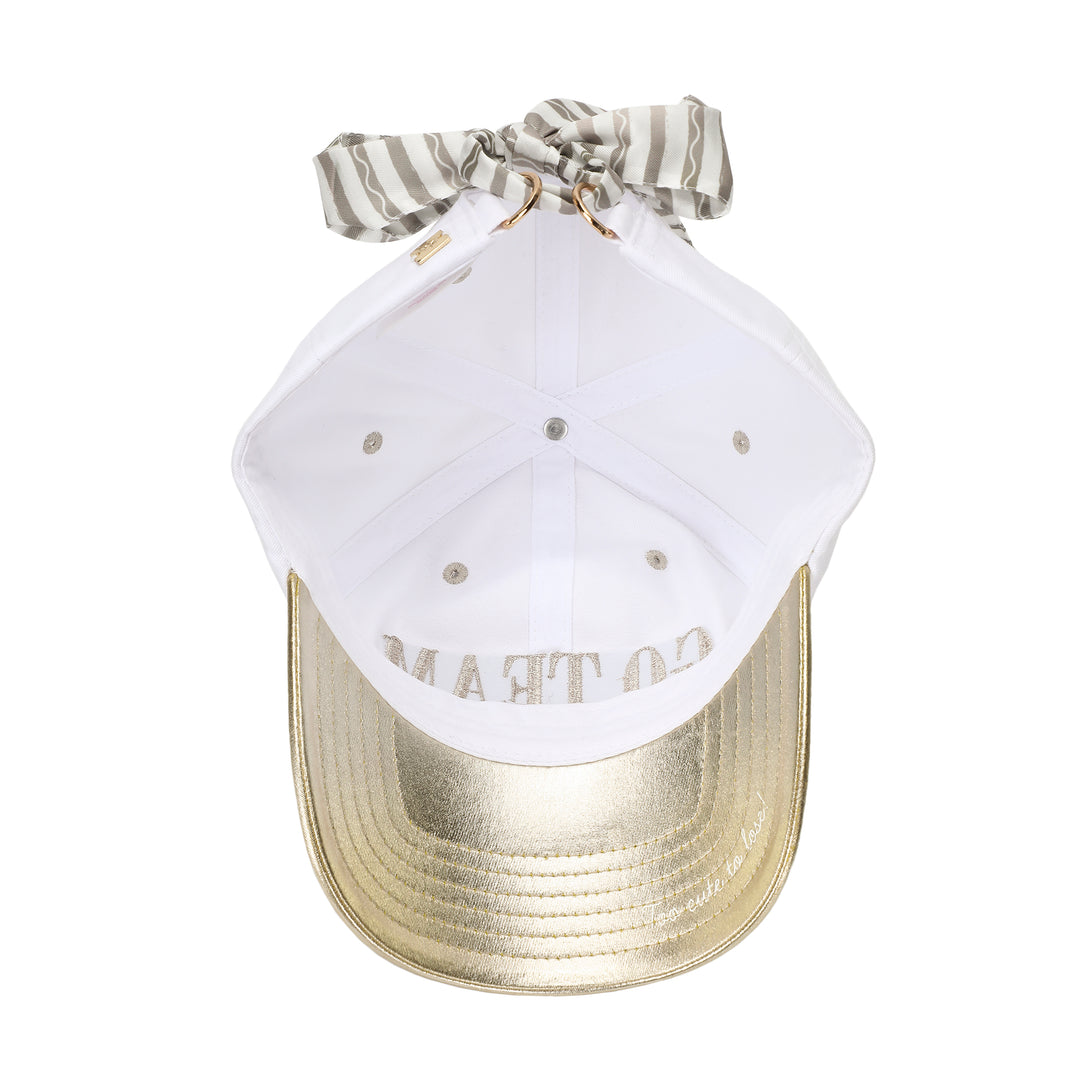 GO TEAM GOLD- BETTER WITH A BOW HAT