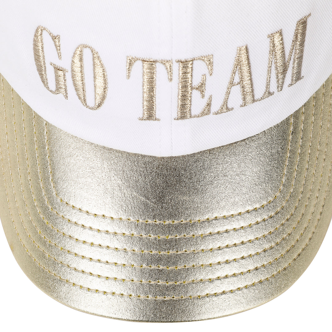 GO TEAM GOLD- BETTER WITH A BOW HAT