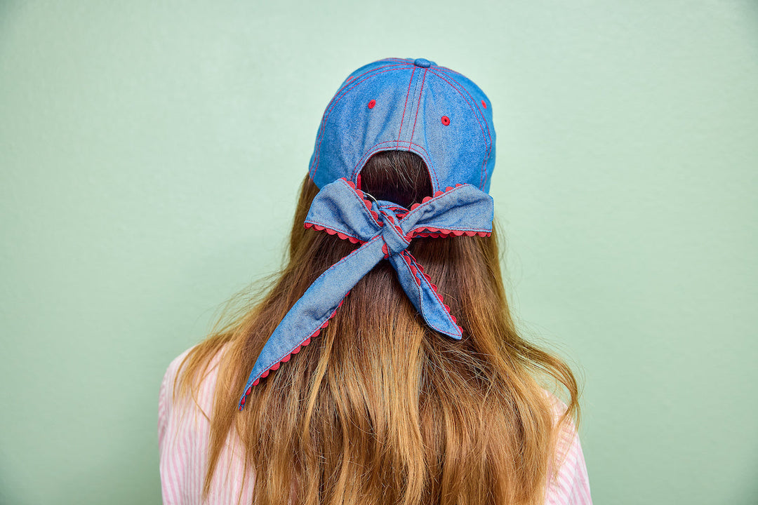 Big Bow Energy Denim Hat