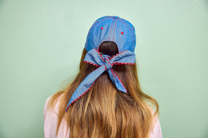 Big Bow Energy Denim Hat