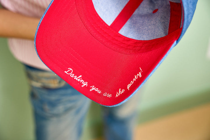 Big Bow Energy Denim Hat
