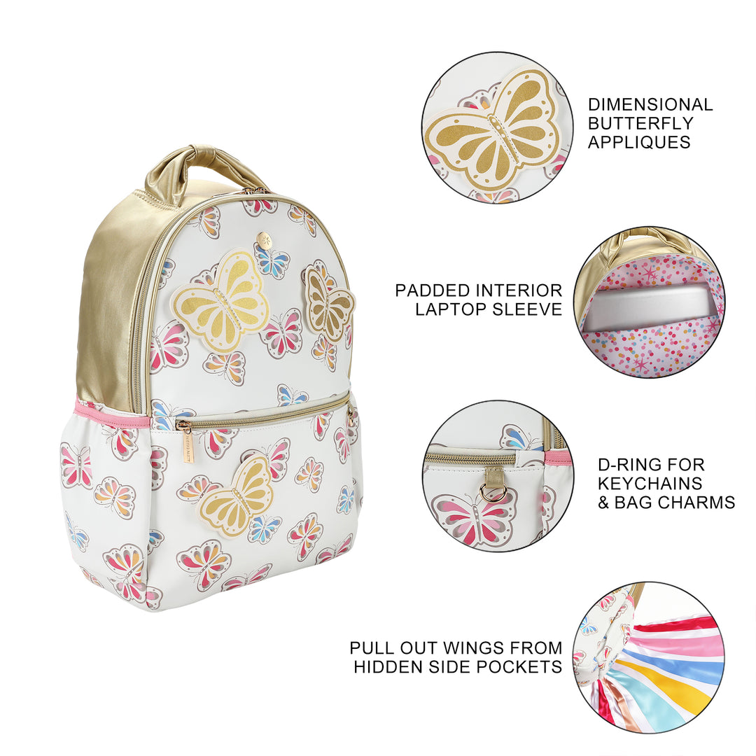"Take Flight" Butterfly Backpack with Wings