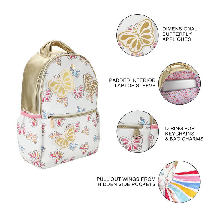 "Take Flight" Butterfly Backpack with Wings