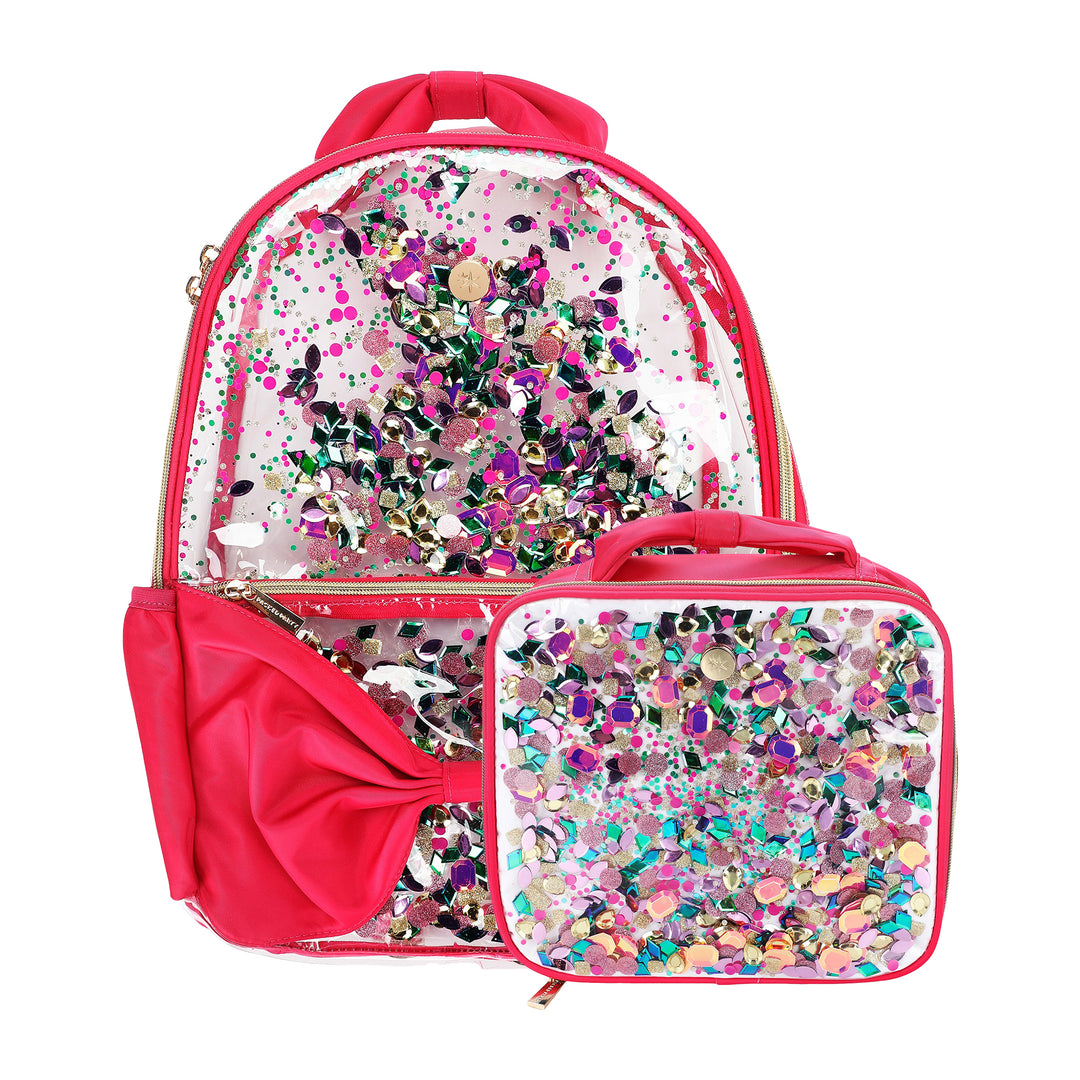 "Audrey" Jewel Confetti Insulated Lunch Box