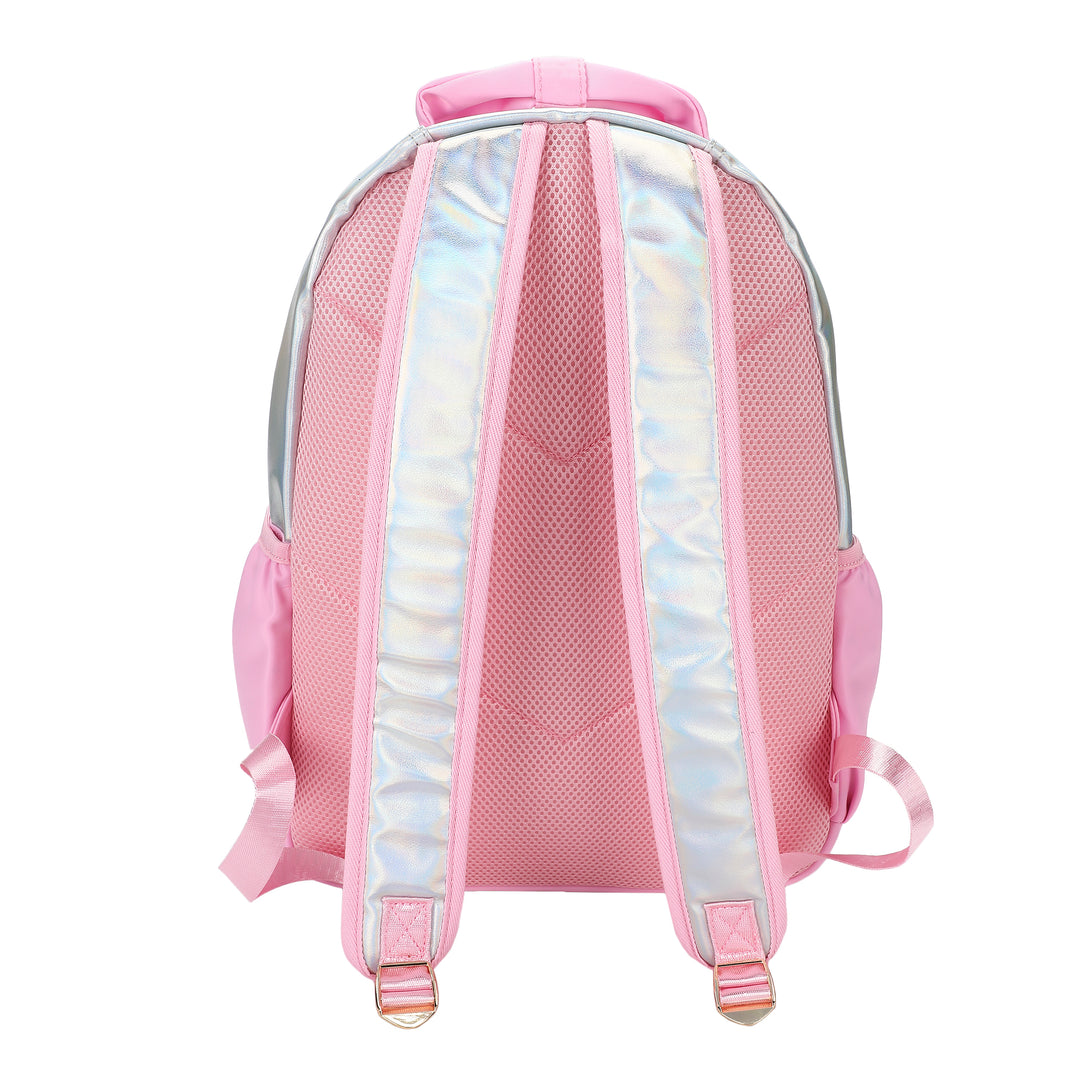 "Taylor" Quilted Confetti Hearts Backpack