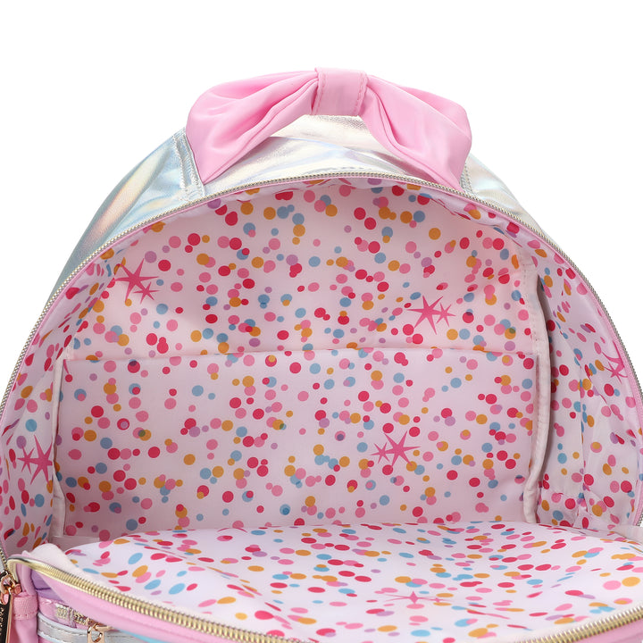 "Taylor" Quilted Confetti Hearts Backpack