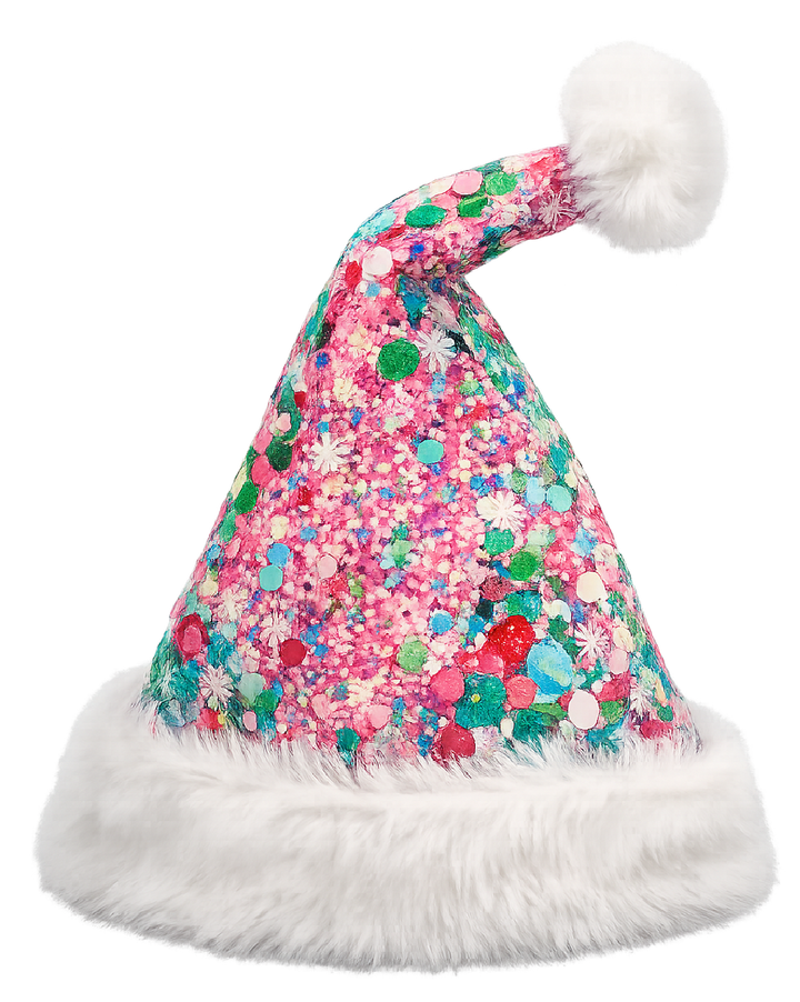 Feeling Festive Confetti Santa Hat