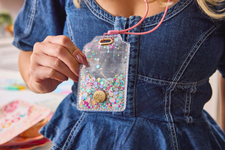 Confetti Filled Lanyard