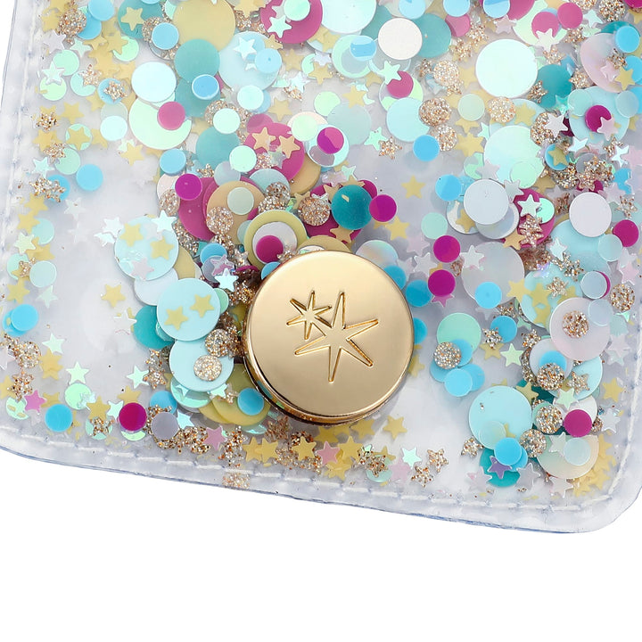 Packed Party Confetti Filled Lanyard Desk Accessory